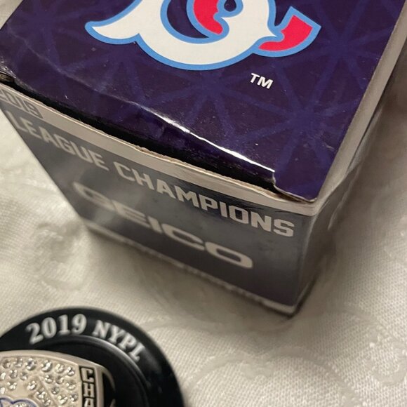 2019 Brooklyn Cyclones Replica Championship Ring 2019 NY Penn League Champions - Picture 5 of 11
